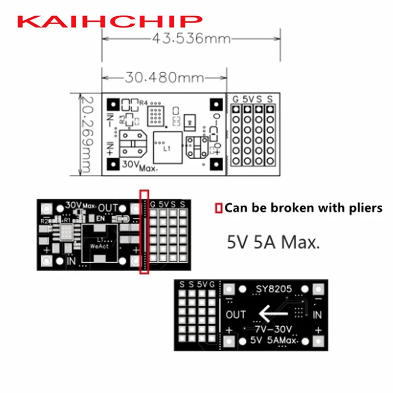 DC-DC MP2482 SY8205…