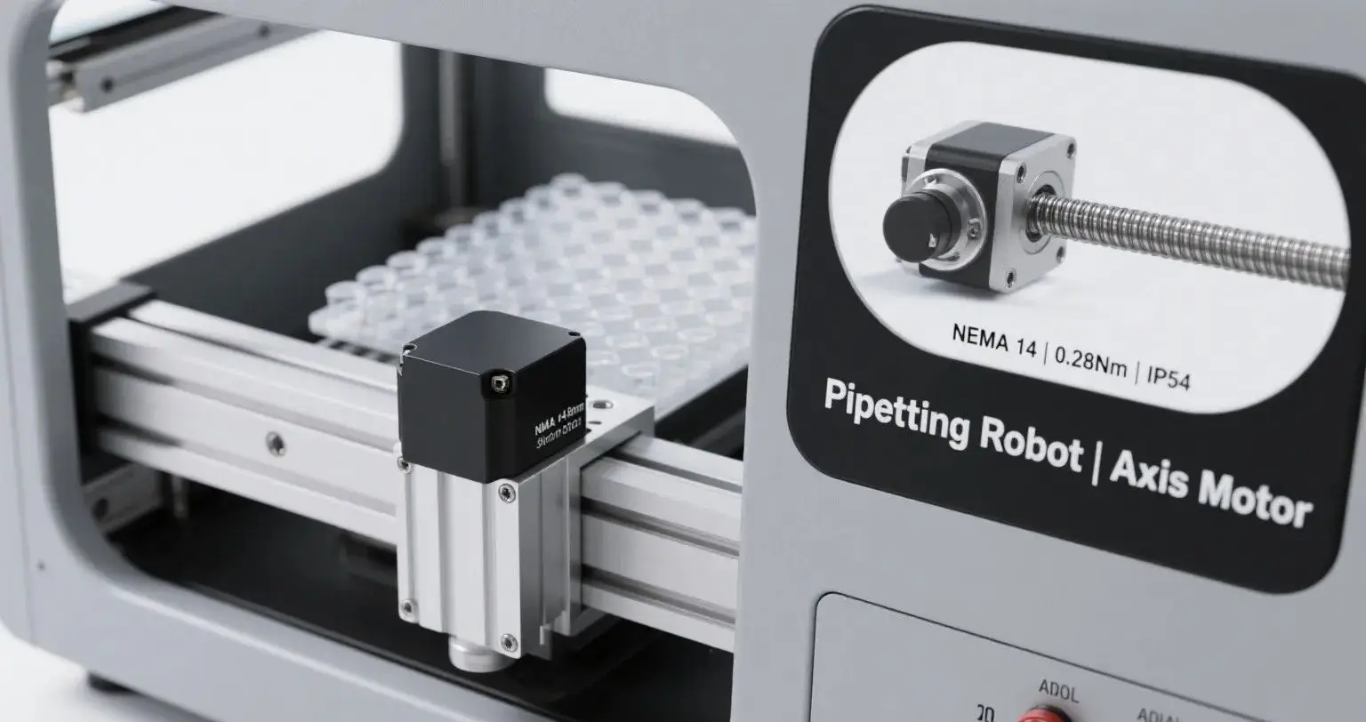 Motor de passo Nema14 14HD34002-100N 1.25A 0,22N.m Resolução de 1,8 graus para monitor de impressora 3D DIY Máquina de gravação CNC