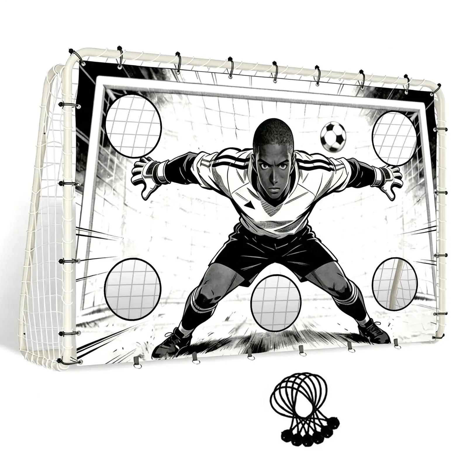 Football Net Interactive Soccer Toss Netting Football Practice Net For Kids Teens Adults Women School Home Lawn Course