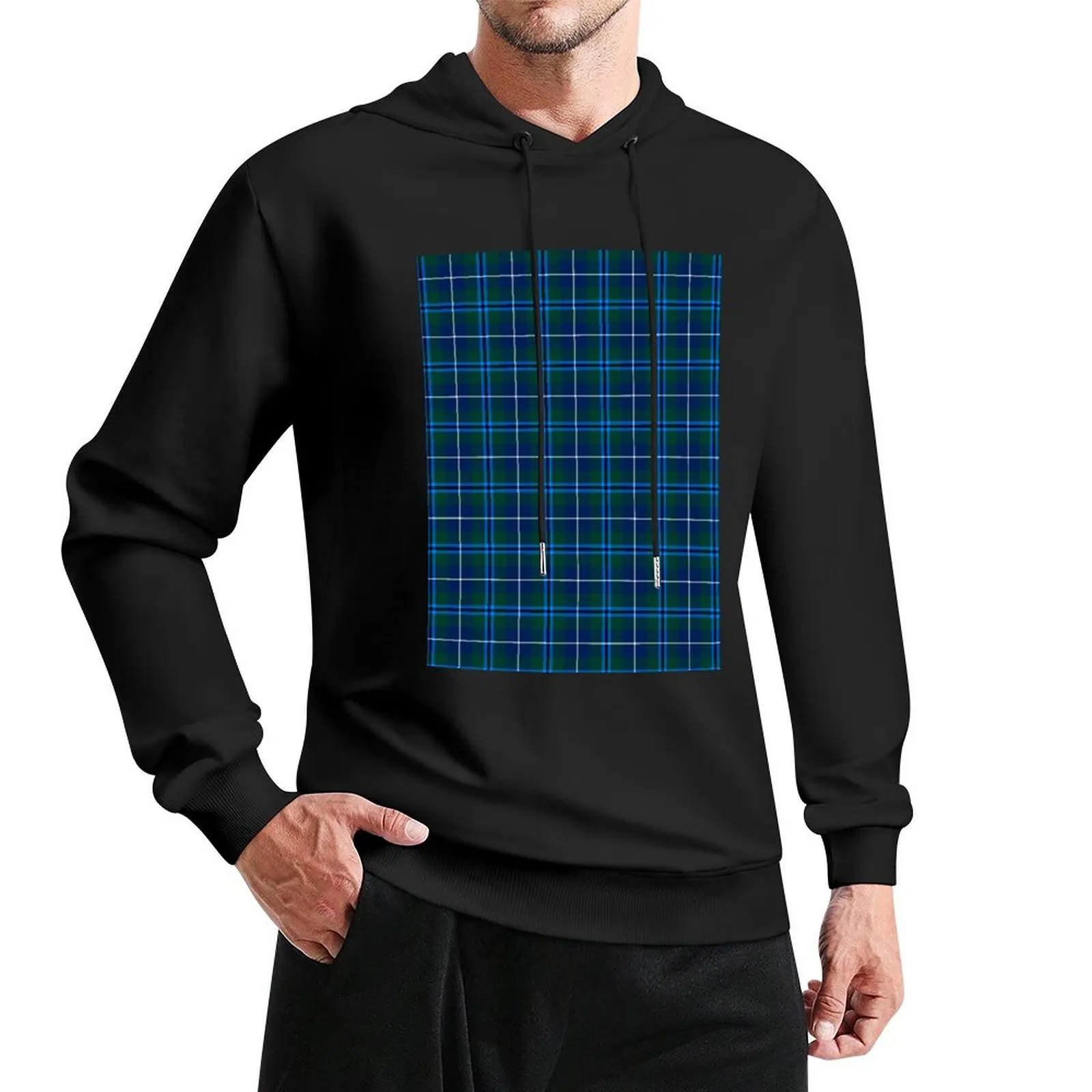 

Clan Douglas Tartan Pullover Hoodie male clothes autumn new products mens clothes anime clothing men's hoodie sweatshirt