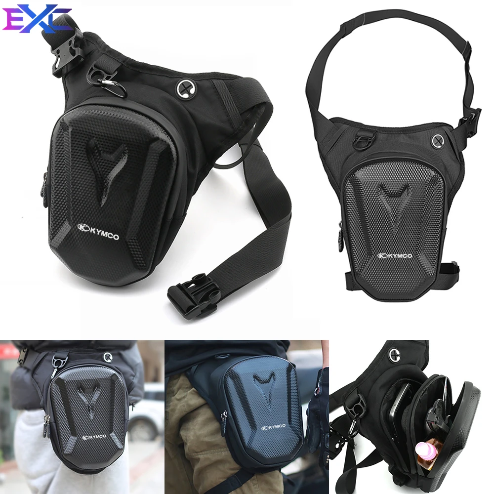 

Motorcycle Waterproof Drop Waist Leg Bag Thigh Belt Hip Bum Military Tactical For Kymco Xciting 300 Downtown 125I 200I 300I 350I