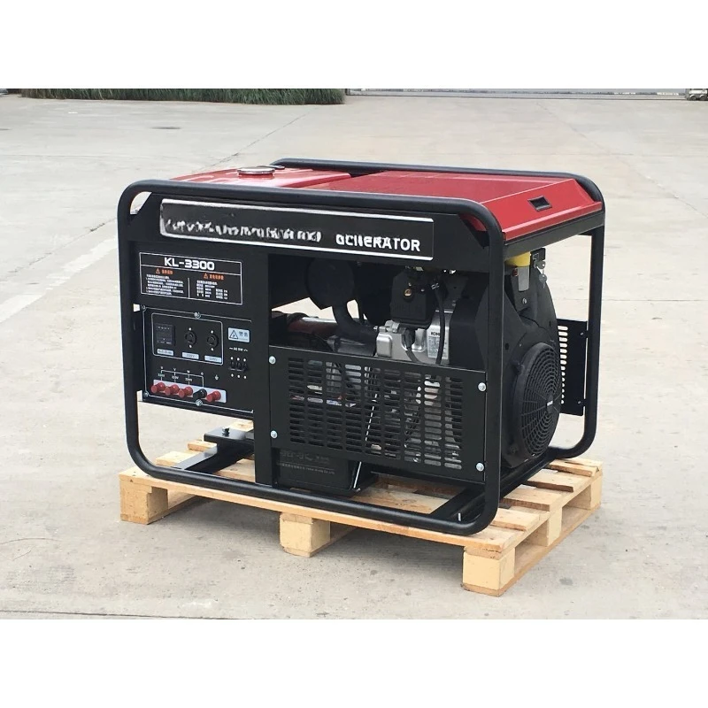 Power KL-3400 Three-Phase, Twin Cylinder, Open Frame Mobile, Generator Set