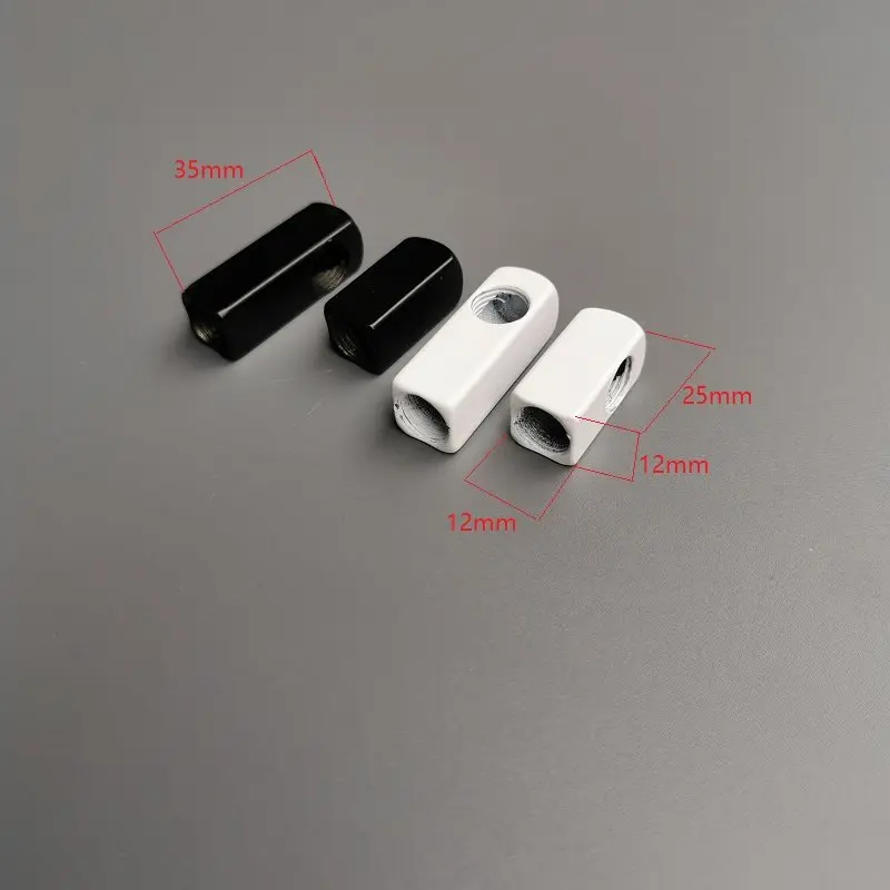 10PCS 2-way Square Row Inner Tooth Connector L-shaped Desk Lamp Wall Lamp Chandelier Adapter M10 Tooth DIY Lighting Accessories