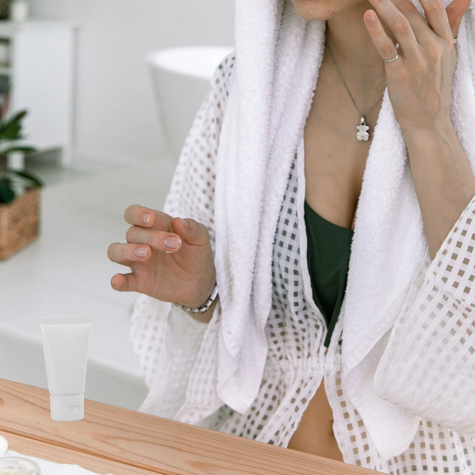 20 pezzi tubi da spremere bottiglie da viaggio riutilizzabili portatili per lozione trucco cura della pelle shampoo set di dispenser a prova di perdite