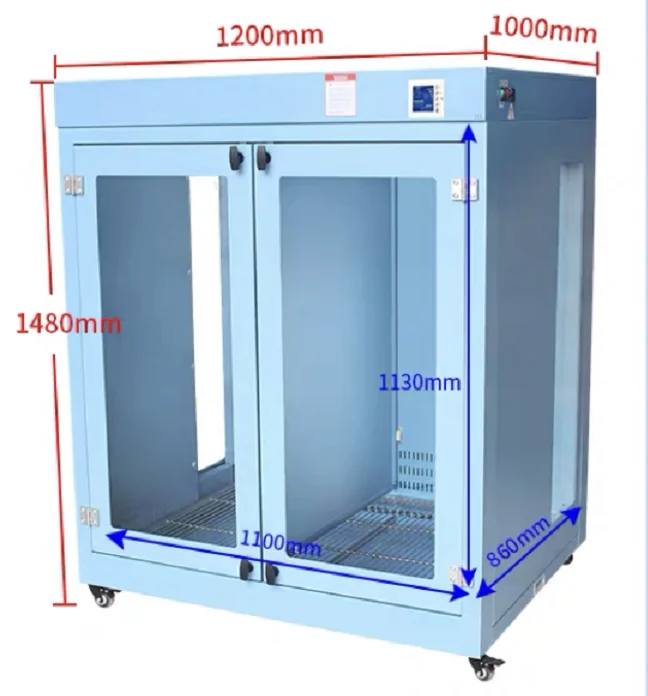 مصنوعة من الفولاذ المقاوم للصدأ والحديد مع مصدر طاقة الشحن 2021 عرض ساخن خزانة مجفف شعر الكلاب الكبيرة من الفولاذ للحيوانات الأليفة #4