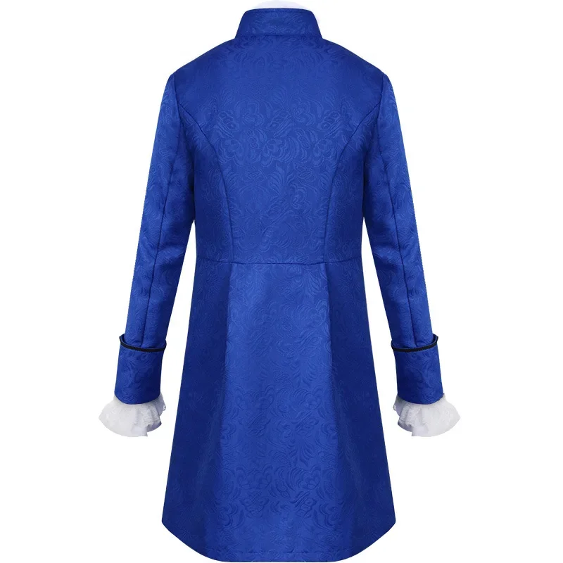 Trench Steampunk gotico da uomo/camicia Vintage Prince soprabito giacca rinascimentale medievale Costume Cosplay vittoriano Edwardian