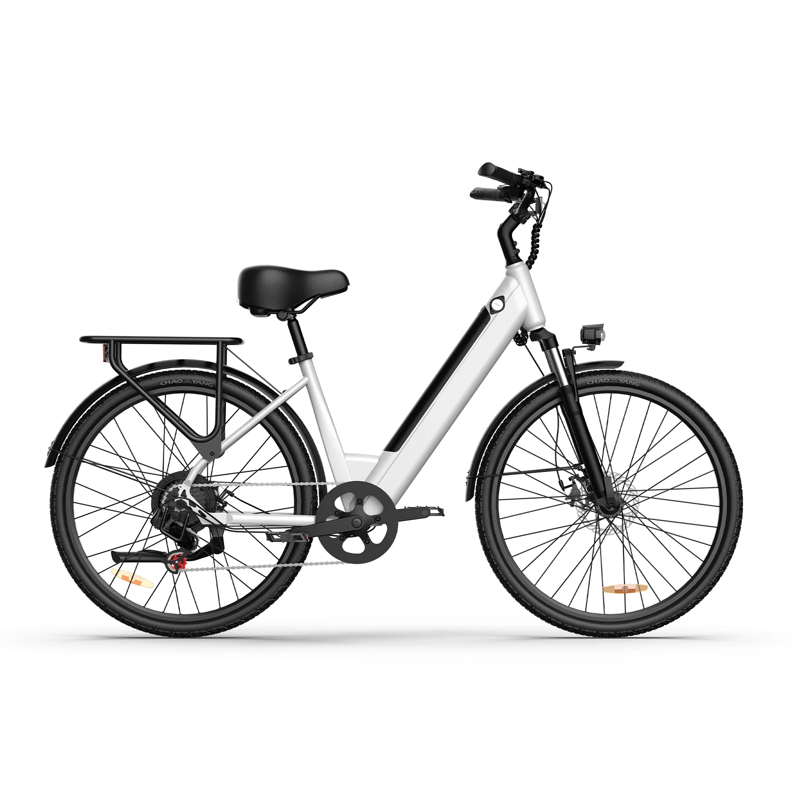 Vélo électrique tout-terrain URLIFE E26, moteur 250W, 48V 10.4AH, vélo électrique portable, pneus 26 pouces, style unisexe