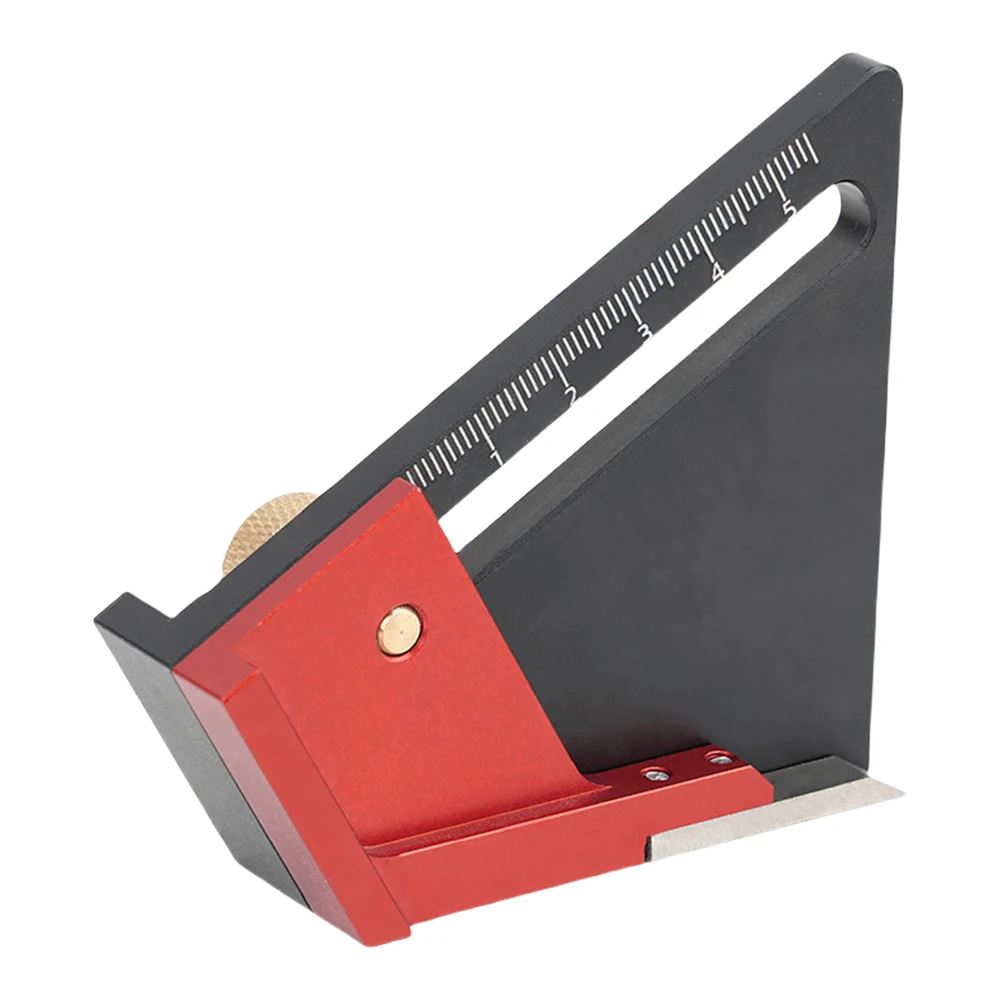 مقياس ارتفاع النجارة مقياس العمق المحمول متعدد الوظائف أداة قياس الارتفاع/العمق لشفرات المنشار وقم التوجيه