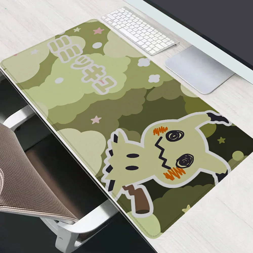 Pokemon Anime Computer laptop Keyboard Pad Large Mouse Pad XXL Mousepad Pocket Monster Pikachu Eevee Gaming Accessories Desk Mat