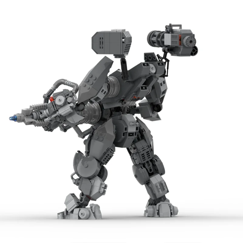 866 elementów MOC Dreadplate Platforma z ciężkimi broniami Model do składania Klocki DIY Prezent na Boże Narodzenie kreatywne zabawki pomysł Edukacja