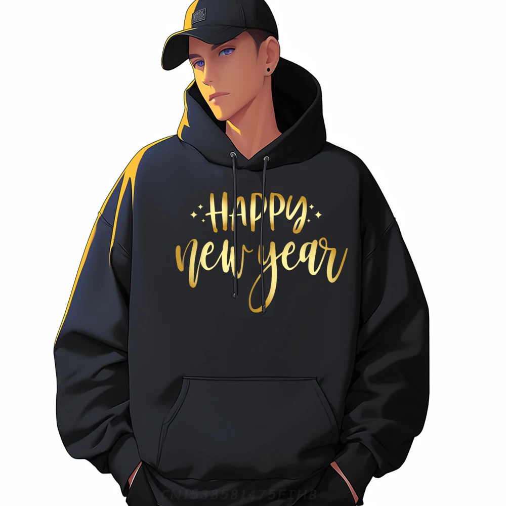 

New Years Eve Party Supplies O-Neck Hoodies Oversized Sweatshirt Long Sleeve Discount Printed Hoodies Funny Women's Tops