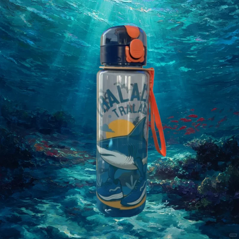 

700 мл итальянская бутылка для воды Brainrot Tung Tung Tung Sahur бутылка для воды для спорта на открытом воздухе чашки для воды мультяшный питьевой чайник