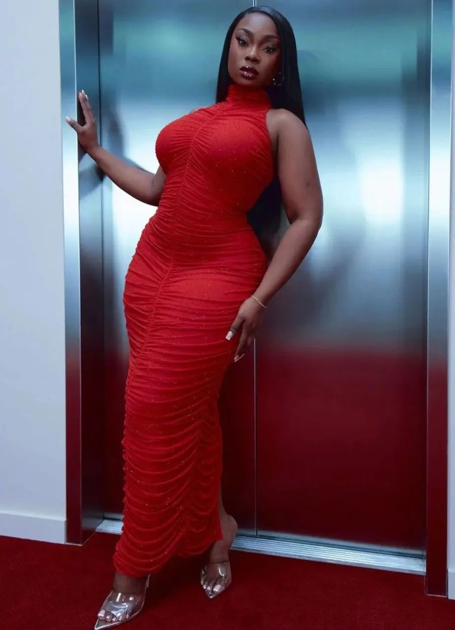 Dashiki أفريقيا الملابس لربيع وصيف 2026 الأفريقي بلا أكمام البوليستر الأحمر حفلة سهرة فساتين طويلة ماكسي فساتين أنقرة