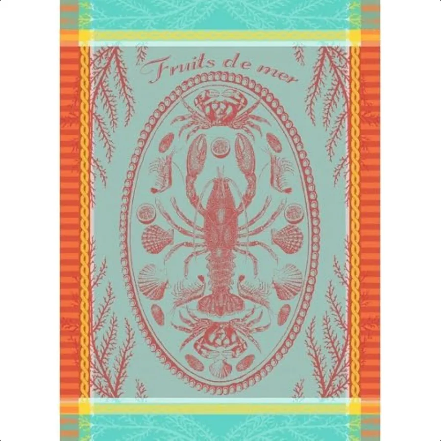 

Garnier Thiebaut Maree Basse Lagon Kitchen Towel 22x30 Cotton