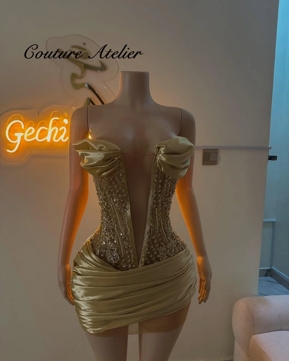 Strapless Aso Ebi P… - image