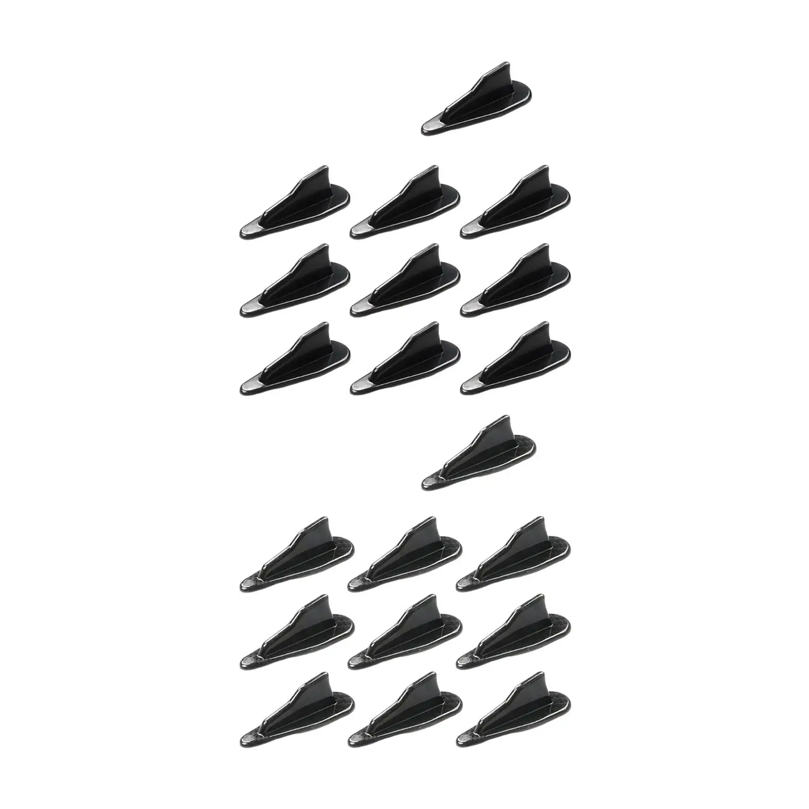 Imagen 4: 10 Piezas de Alerones Difusores para Techo de Coche, Mini Alerón Universal para Techo, Material PP