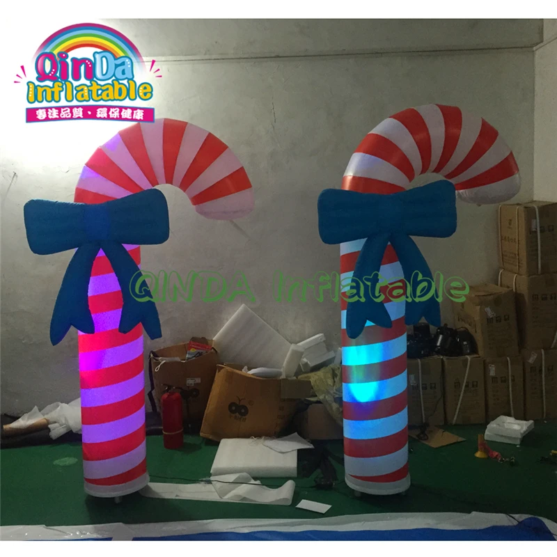 

2019 Pillar Designs For Sale /Outdoor Pillar Gate Light For Wedding Decoration Inflatable Christmas Cane