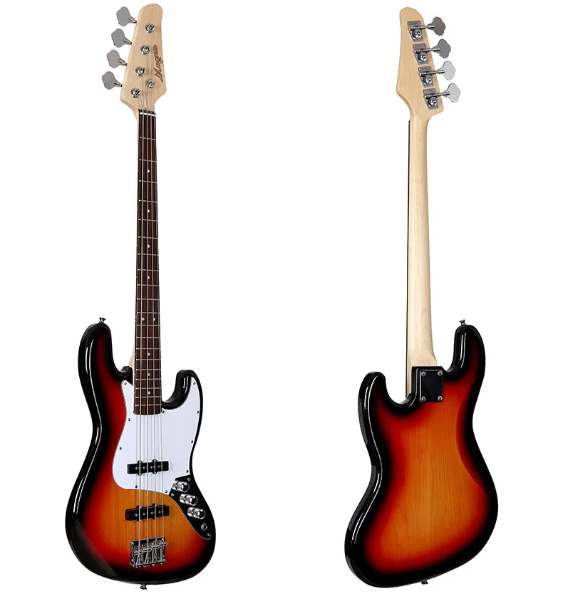 Brand Pick-up High-quality Baixo cordas Double neck Electric bass Guitar Wood from indonesia