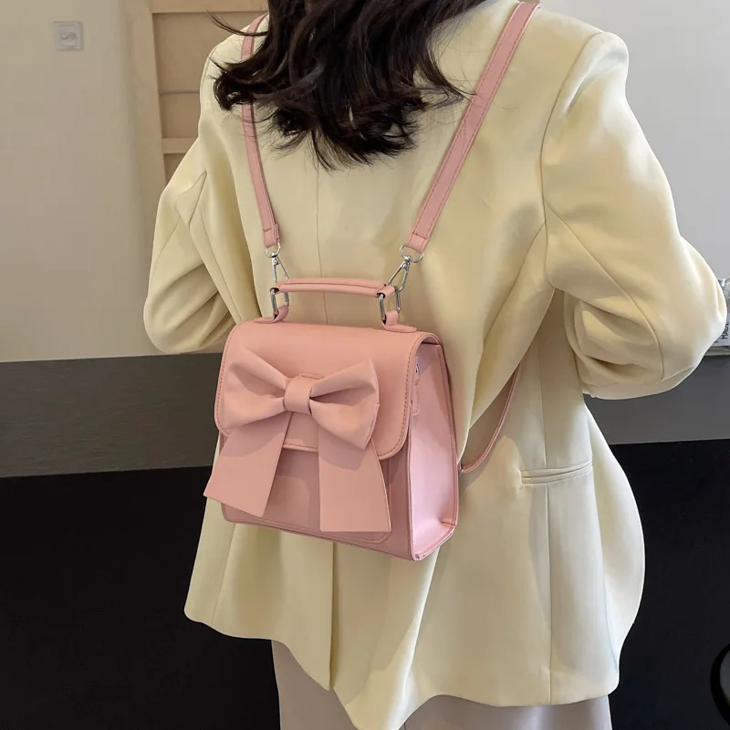 Mochilas com arco para mulheres, Mochila Crossbody elegante, Mochilas escolares para mãe e filhos, Mochilas para meninos