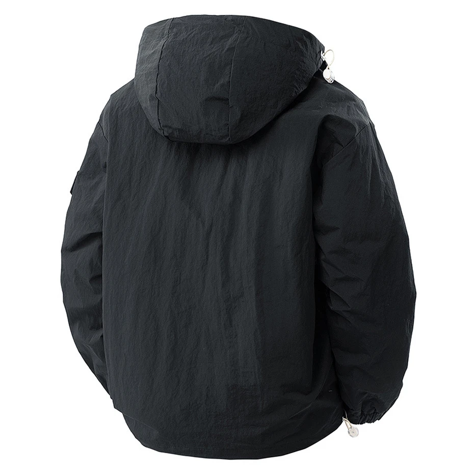 8XL Plus Size Cargo Jacket Coat Men Fashion Casual Hooded Jackets Male Big Size Outerwear Spring Autumn