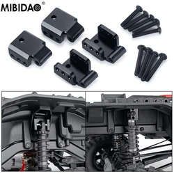 MIBIDAO 4Pcs/lot Metal Front & Rear Shock Mount Damper Tower Hoops For 1/10 TRX4 Defender Bronco Blazer RC Crawler Car