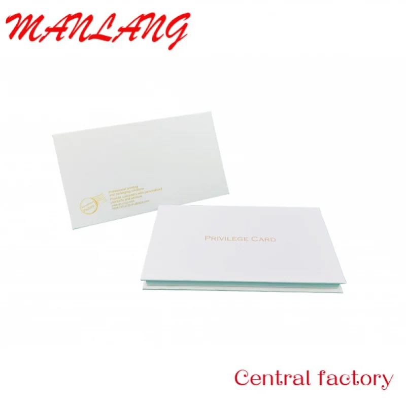 Custom  Custom Luxury gift card paper holder club card business VIP card packaging box magnetic closure