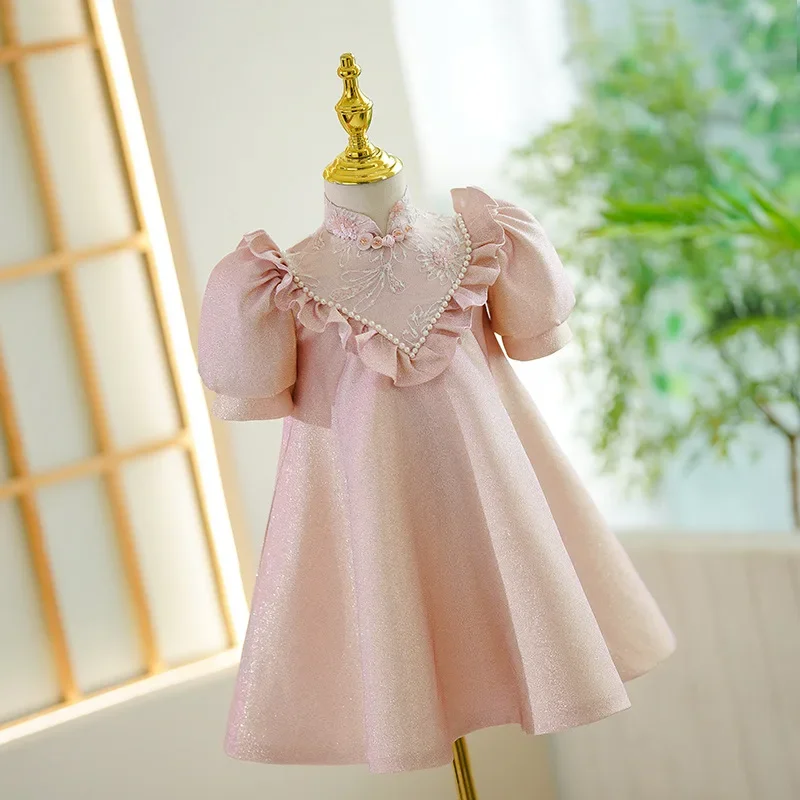 小さな女の子のためのプリンセスドレス,新しい中国風,ピアノ演奏のためのプリンセスコスチューム