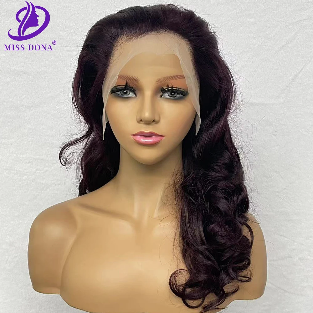 13x4 Lace Frontal Wig 250% Density Body Wave 4 Color Options Remy Human Hair Black Hair Wavey Wigs Curly for Black Women