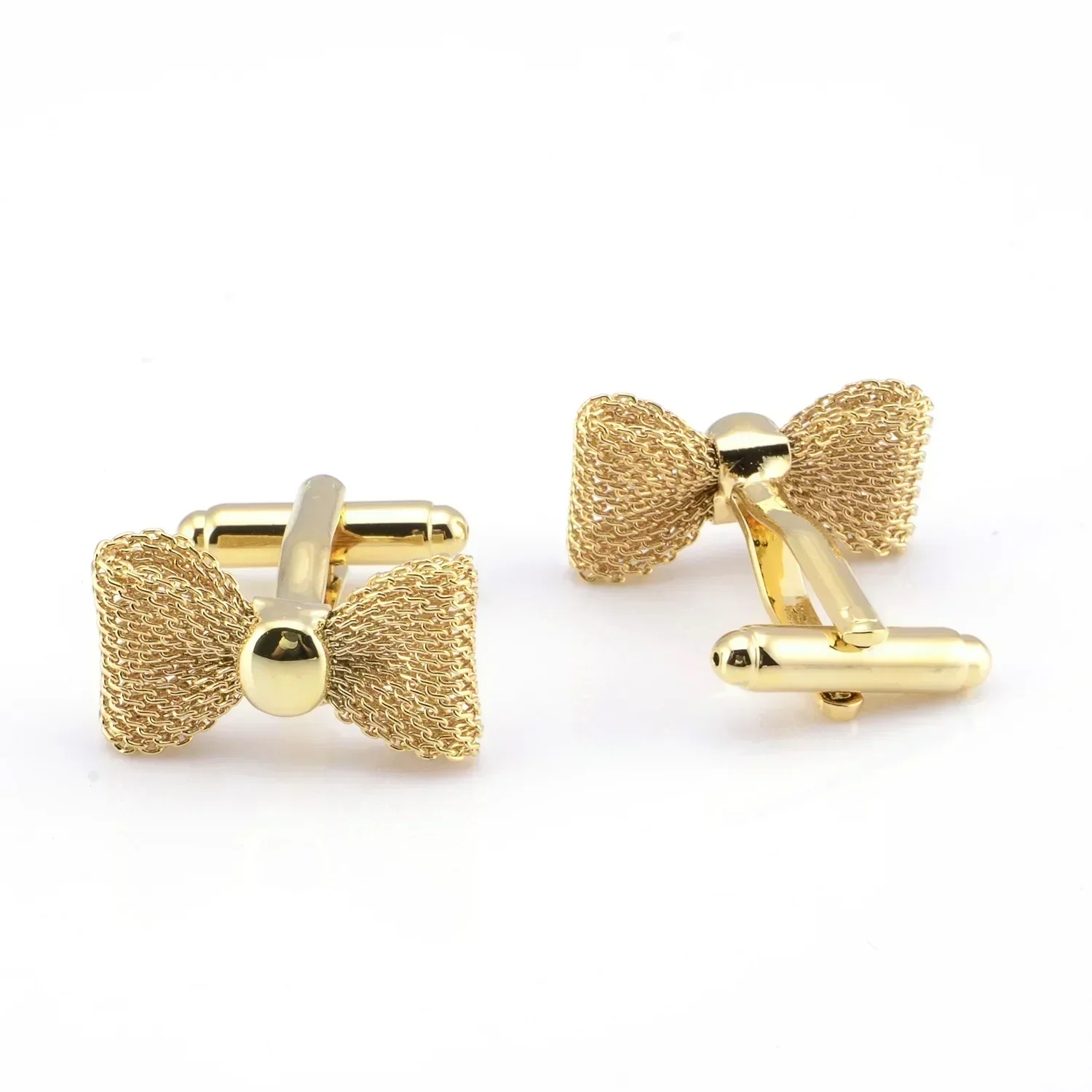 French Cufflinks Fashion Business Banquet Wedding Men Women\'s Shirts Cuffs Accessories Bow-Knot Shape Cuff Links