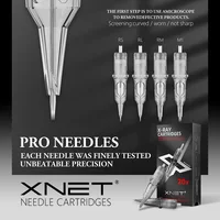 Agujas de tatuaje de seguridad esterilizadas desechables de calibre mixto Magnum redondo X-RAY XNET para máquinas de tatuaje rotativas