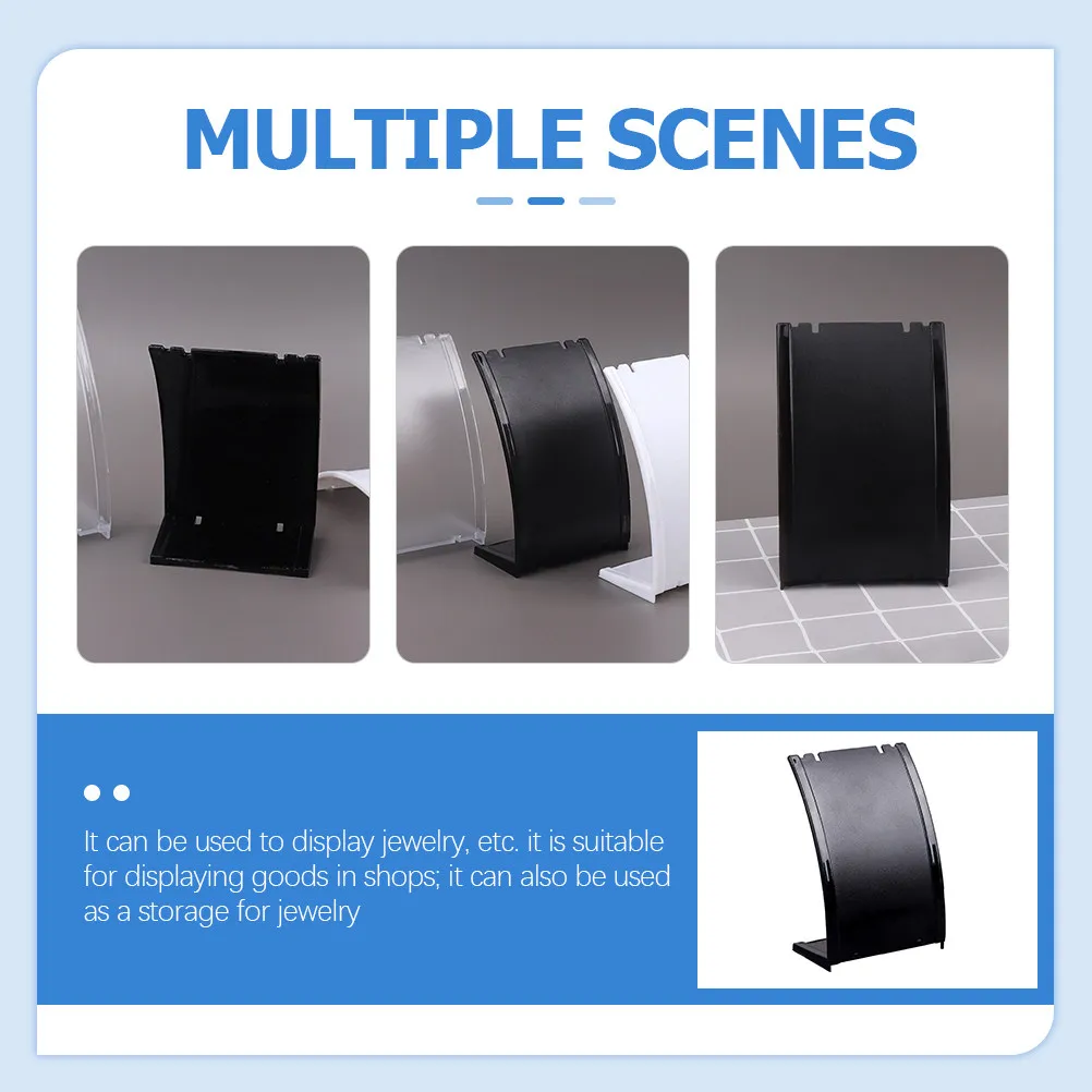 

6Pcs Jewelry Display Holder for Earring Necklace Space Efficient Premium Acrylic Display Stand Shop Store Counter Decor