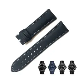 For Blancpain 50 Watch Strap 5000 Carbon Fiber Nylon Cloth Pattern Leather Waterproof Watchbands Accessories 23mm