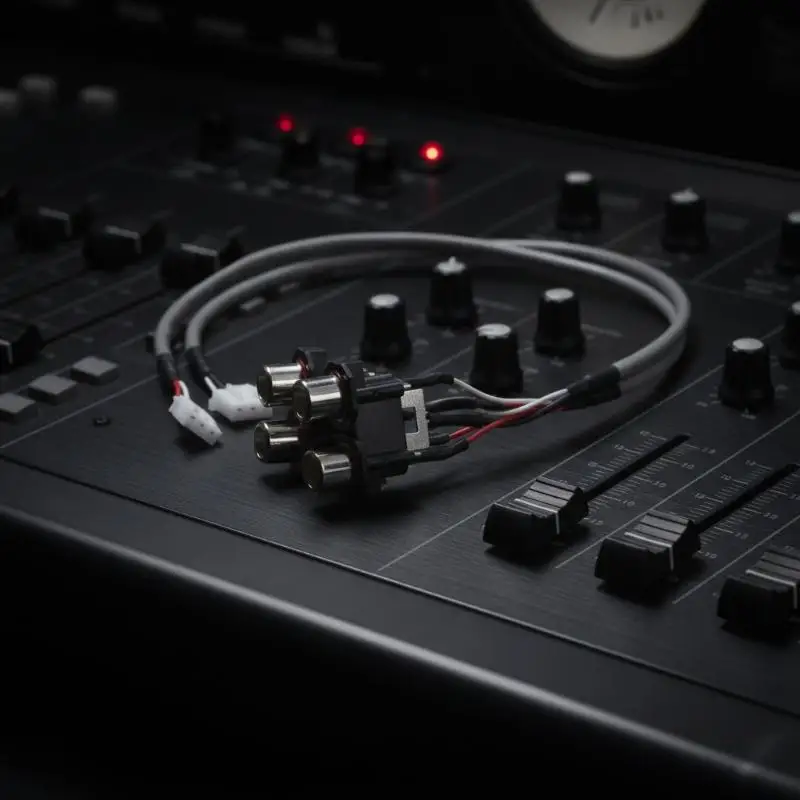 Audio Signal Cable 2 RCA to XH2.54MM 3PIN 30CM Audio Input Socket for Game Console Audio Output Connection