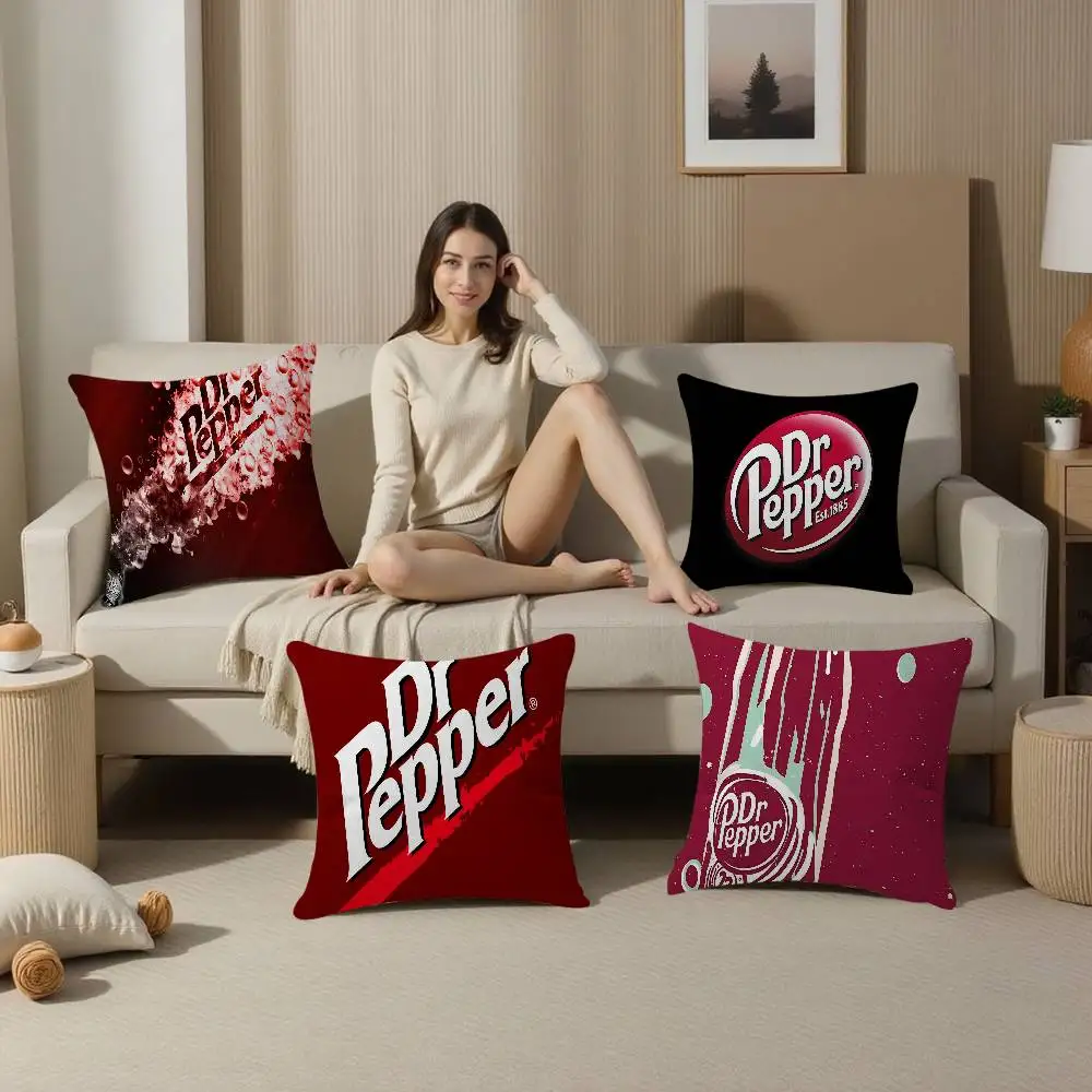 D-Dr Pepper Pillow Anime Pillow Sofa Bed Head Pillow Cover Cushion Cover 45x45 cm Fashion
