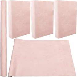 1pc Book Cloth for Book Binding 59 x 16.9in Pink Suede Fabric Surface Paper Backed A3-A8 Bookcover Books Album Scrapbooking