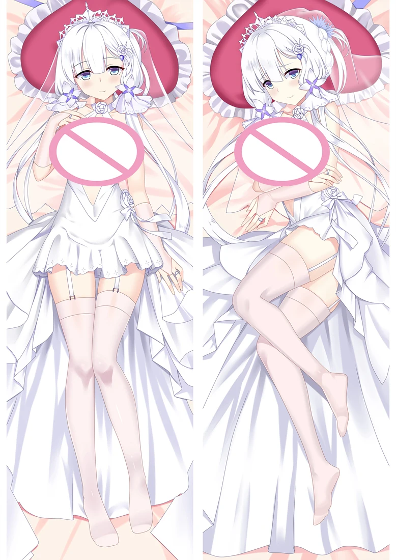 

Anime Dakimakura Azur Lane Illustrious Printing Pillowcase Body Hugging Pillow Case Cover Otaku Cushion Room Decor Gifts