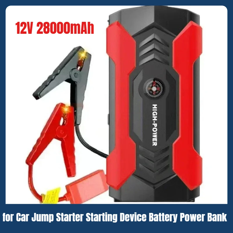 

For Car Jump Starter Starting Device Battery Power Bank 12V28000mAh Jumpstarter Auto Buster Emergency Booster Car Charger