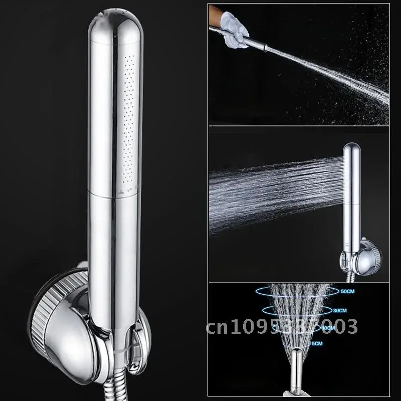 Copper Shower Hand-held High Pressure Nozzle Multifunctional Spray Gun for 2 Bathroom Functions Cleaning Douche Rain Head Shower