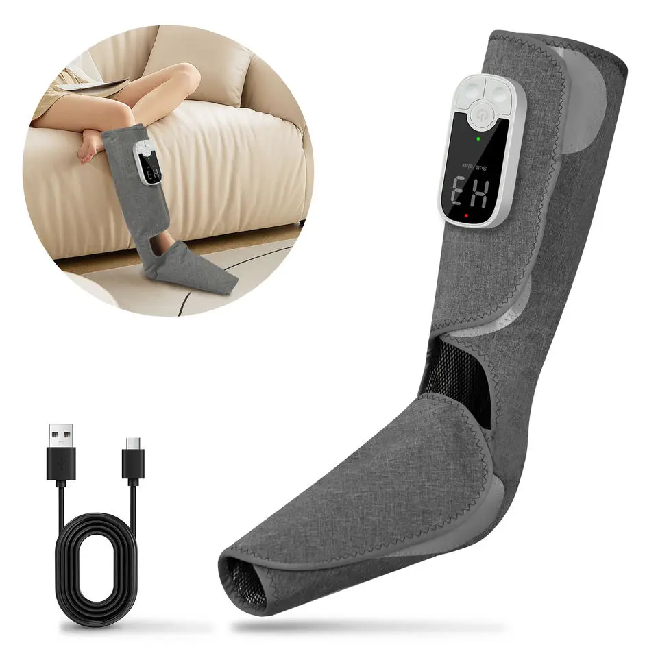 

Eletric 360° Air Pressure Calf Massager Wireless Leg Massage 3 Mode Airbag Compresstion Relax Foot Calf Muscle Relieve Fatigue