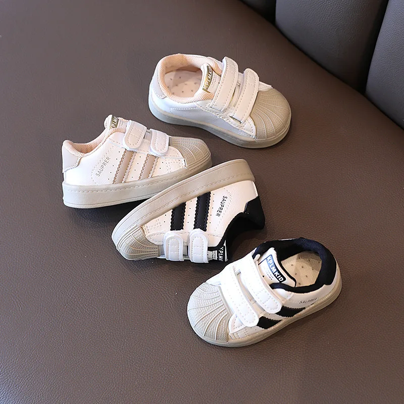 Kids Shoes for Baby Girls and Boys Anti-slip Soft Rubber Bottom Baby Sneaker Casual Flat Shoes Children Non-slip Flat shoes