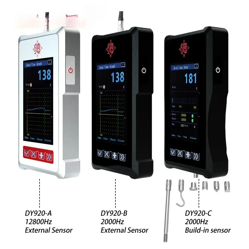 

Portable force gauge Digital Hand Dynamometer Measuring Instrument Measuring Pull Push load cell indicator Handheld Rechargeable