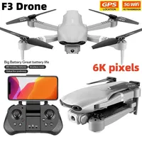 For 4DRC F3 Drone 8K GPS Professional HD Aerial Photography 4K HD Dual Camera WIFI FPV Dron Folding RC Quadcopter Toys Gift