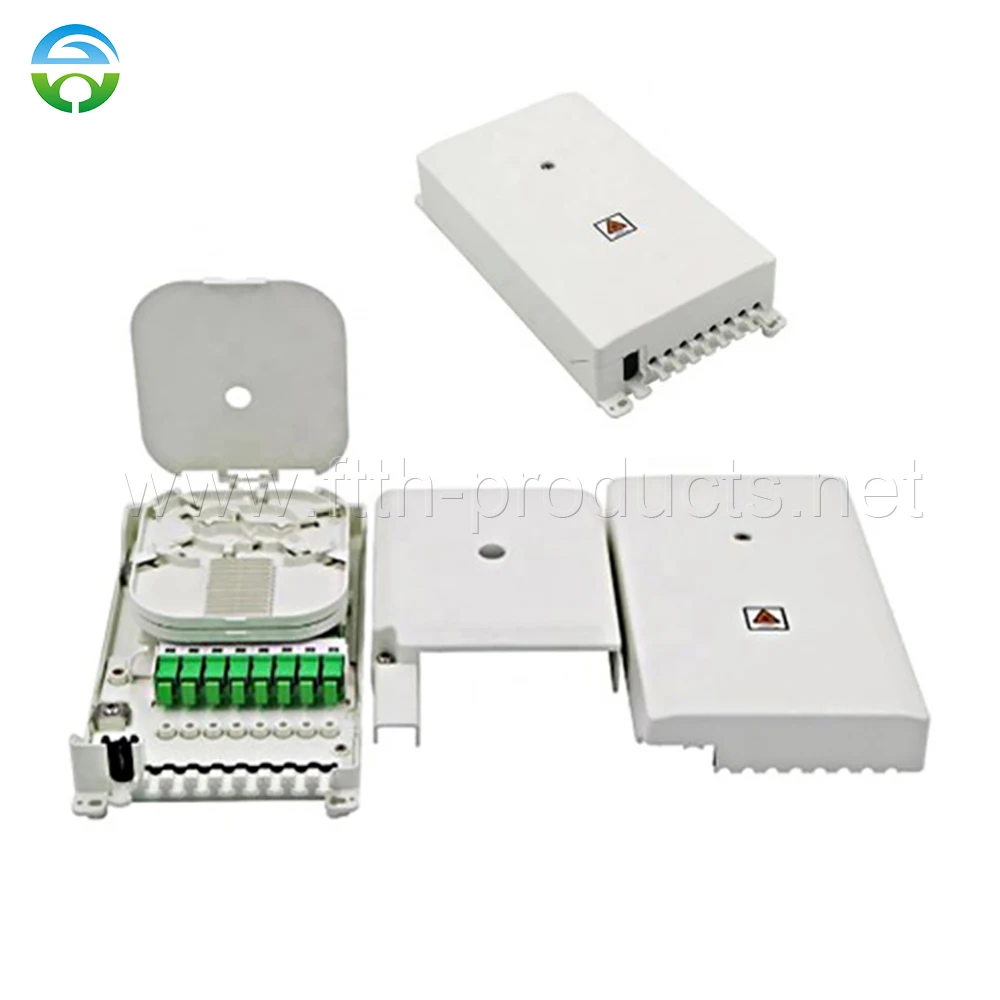 

FTTH Terminal Box, 8 Core, HY-20-T8D, SC Simplex, 10Pcs