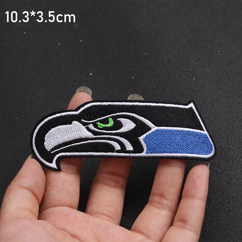 Punk Eagle Leopard Badges Embroidery Patches Applique Ironing Clothing Sewing Supplies Decorative