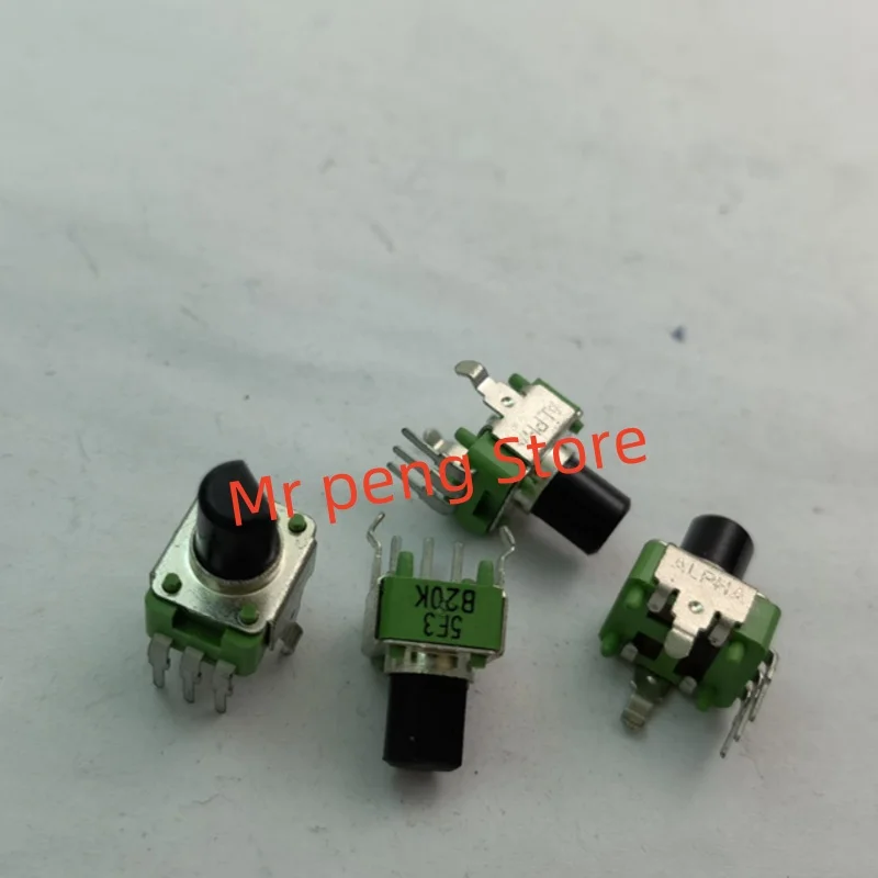 4pcs for ALPHA RK09 vertical single potentiometer B20K (B100K with center point) handle 8MMF