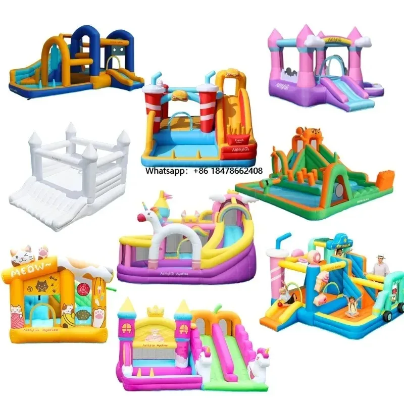 

Inflatable Bouncer Jumping Castle Slide Home Use Bounce House with Slide Bounce Castle Water Slide Combo