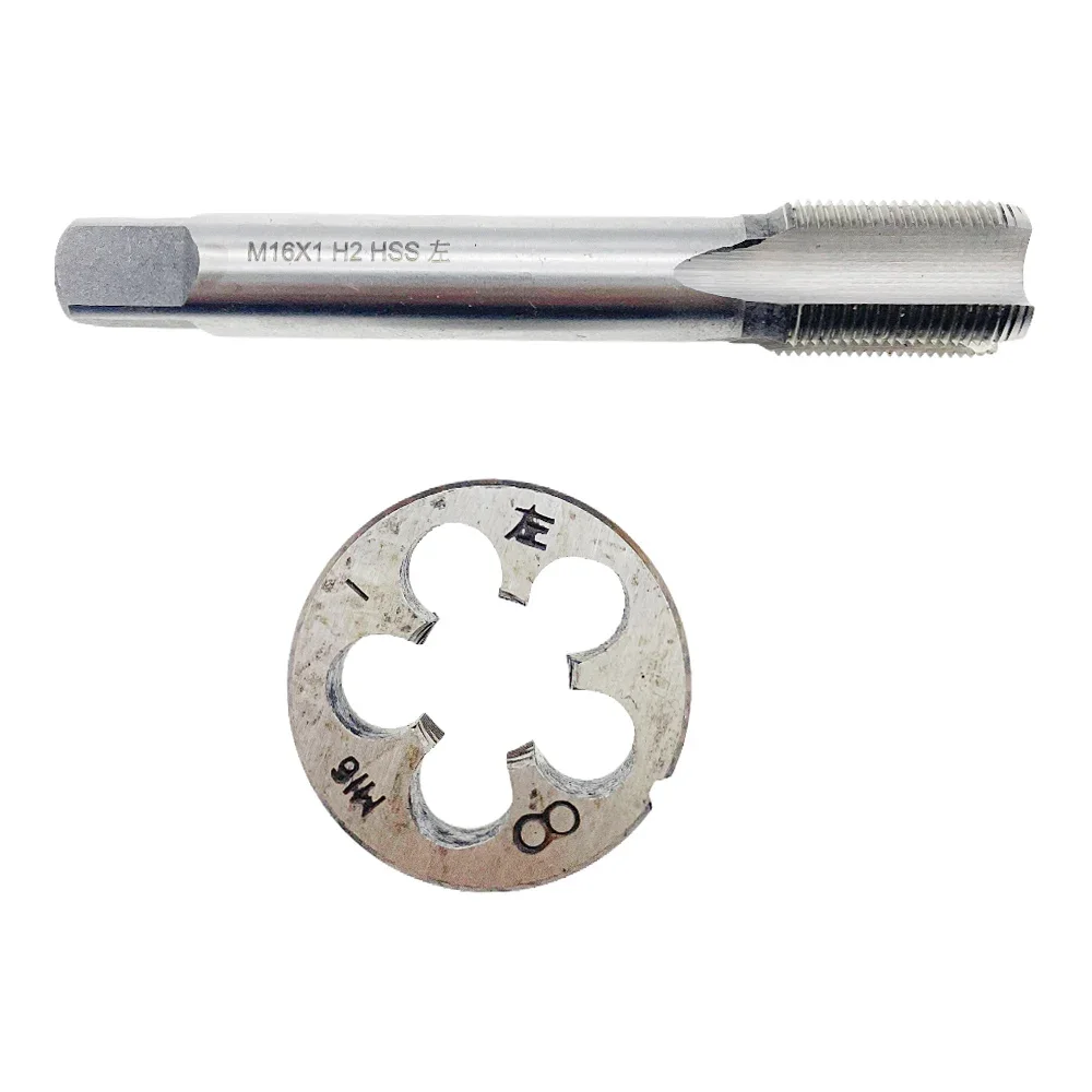 

M16 x 1 Tap and Die Left Hand M16 x 1 Metric Tap Die Set Thread Hand Tools HSS High Speed Steel M16x1 Tap Die Threading Tool