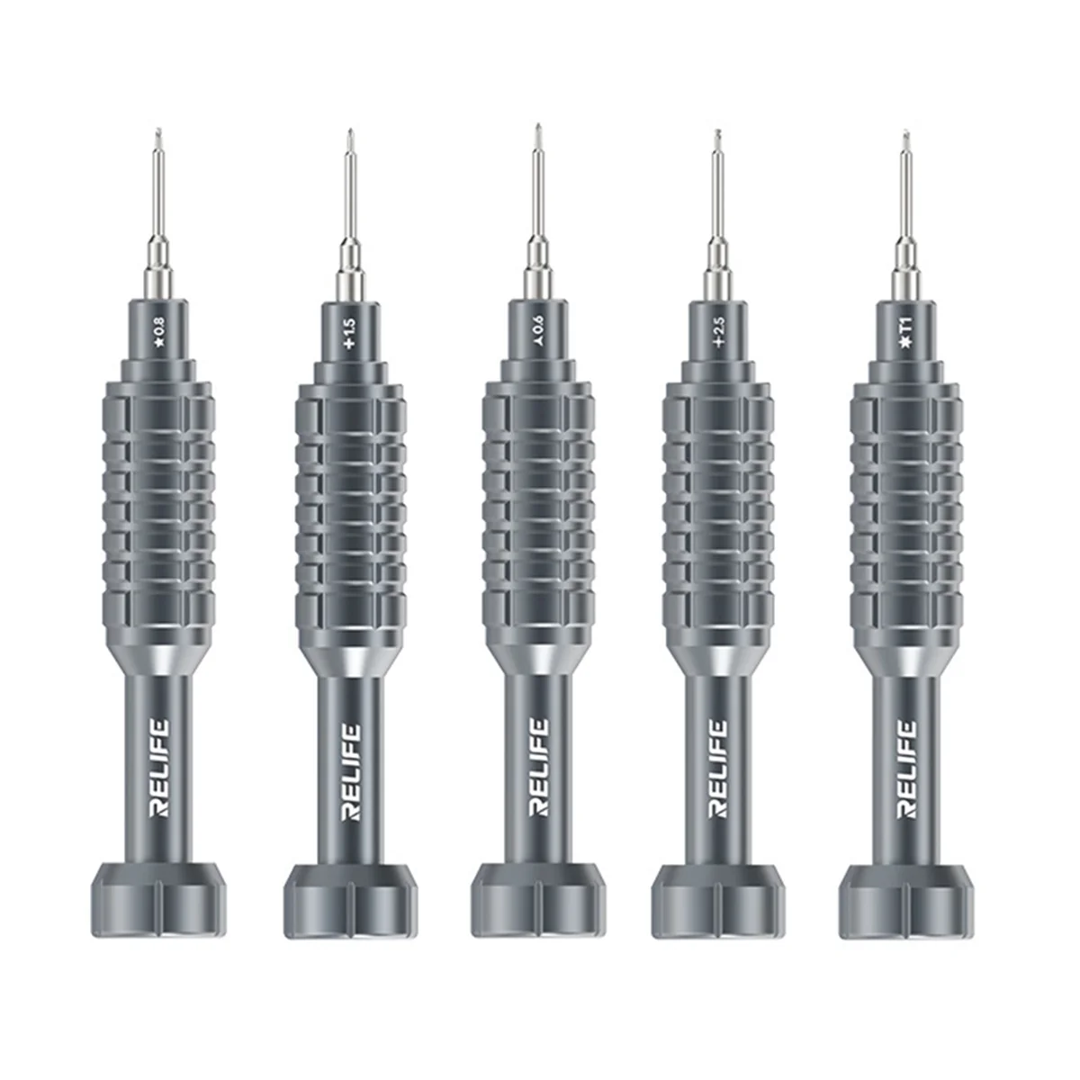 A002 RL-730A 5PCS Screwdriver Strong Magnetic Suction, Extra Hard S2 Steel Bit Repair Tools