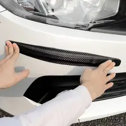 2-piece Set Of Car Bumper Anti-collision Protection Corner Protection Anti-scratch Strip Sticker Protection Body Protection Mold