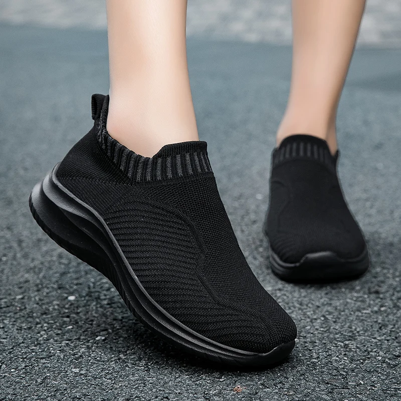 

Women Running Shoes Breathable Mesh Shoes Outdoor Casual Sneakers Anti-slip Tennis Shoes Athletic Walking Shoe Ultra-light Flats